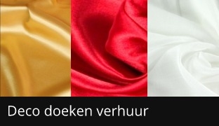 Deco doeken verhuur